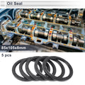 Set of 5 Oil Seal Rotary Shaft Seal Nitrile Rubber 85x105x8mm