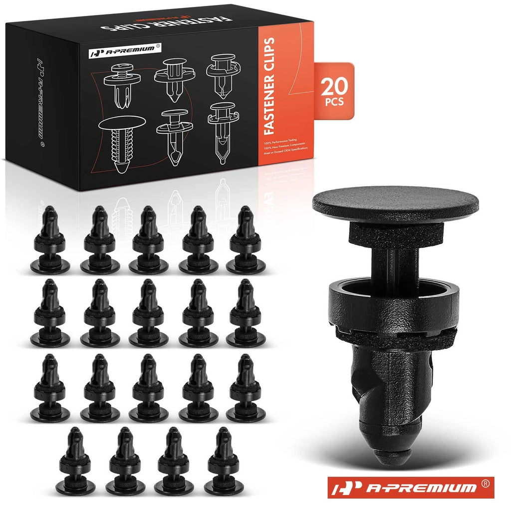 20Pcs Nylon Cowl Top Rivet Retainer Clip for Honda Acura