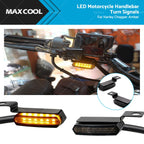6 LED Mini Front Turn Signal Indicator Amber for Harley Chopper (2008–)