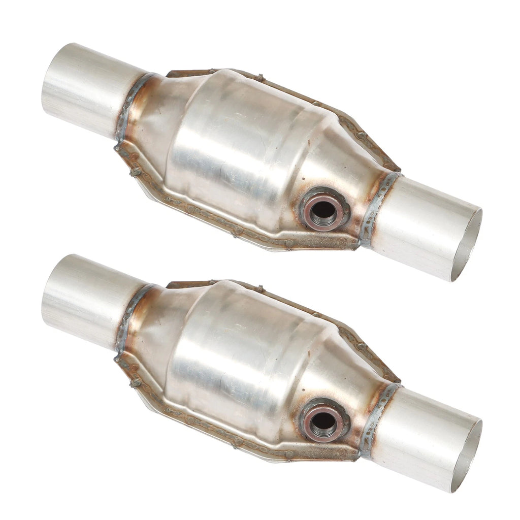 2.25" Inlet/Outlet 13" Length Universal High-Flow Catalytic Converter