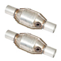 2.25" Inlet/Outlet 13" Length Universal High-Flow Catalytic Converter