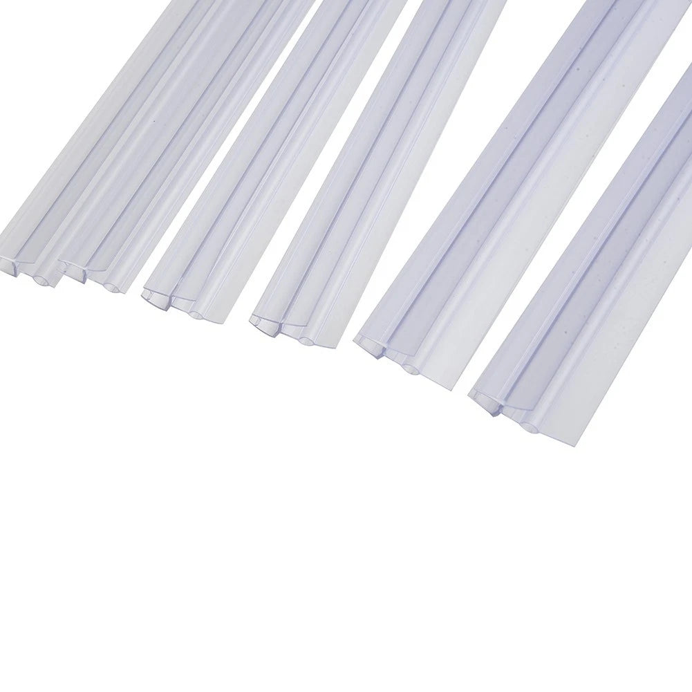 2X Shower Door Sweep Bottom Seal Strip 14/17/23mm for