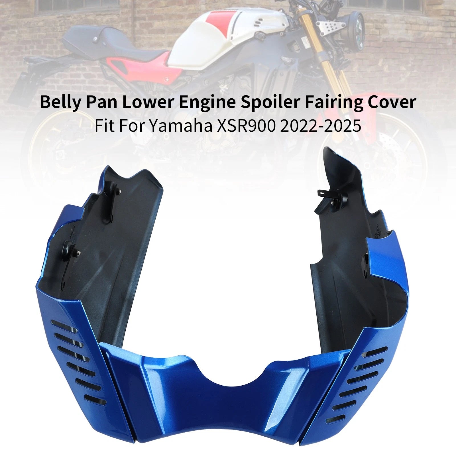Belly Pan Lower Engine Spoiler Cover for Yamaha XSR900 (2022–2025) Blue
