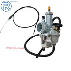 Carburetor & Throttle Cable for Kawasaki Bayou 220 250 (1990–2004)
