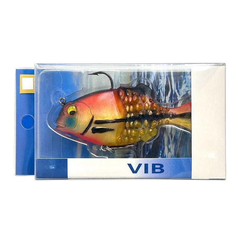 Silicone Soft Bait Drill Fish Shape 6.5cm for Freshwater Sea Bass