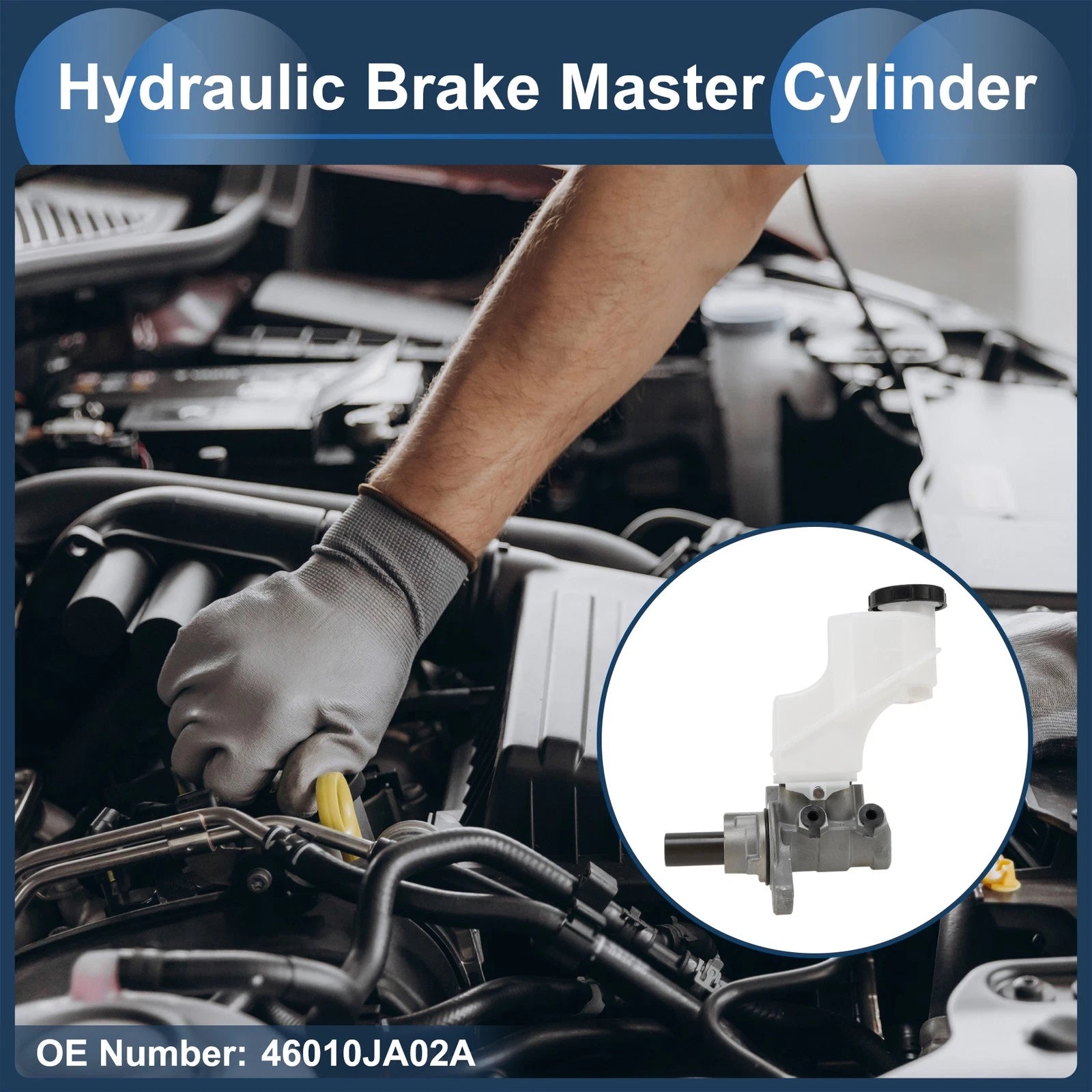 Brake Master Cylinder with Reservoir No. 46010JA02A for Nissan Altima (2007–2014)