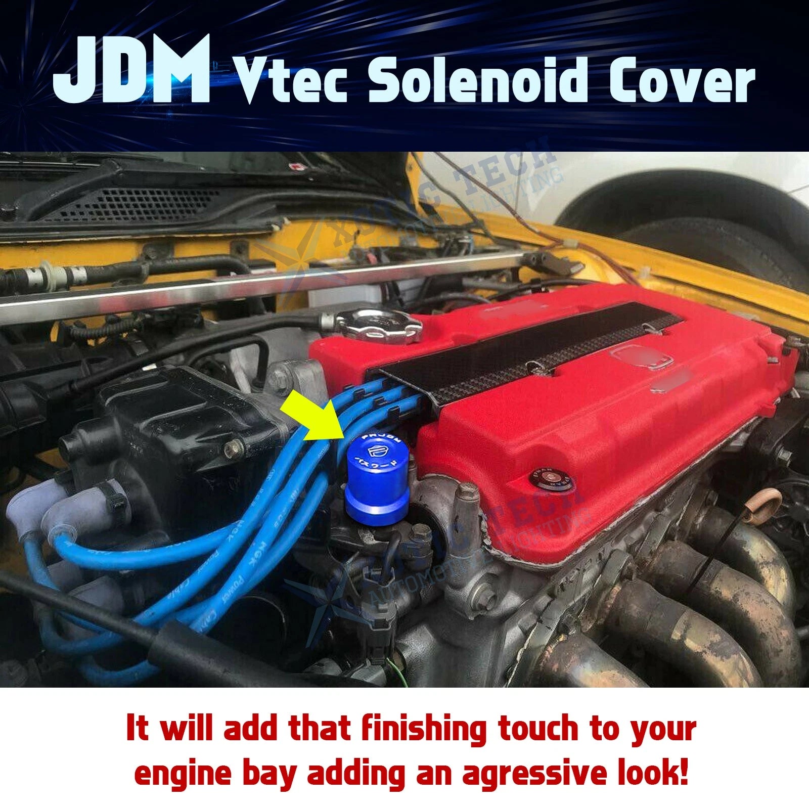 VTEC Solenoid Value Cover Cap for Honda Civic S2000 B-D H-Series (2000-2009)