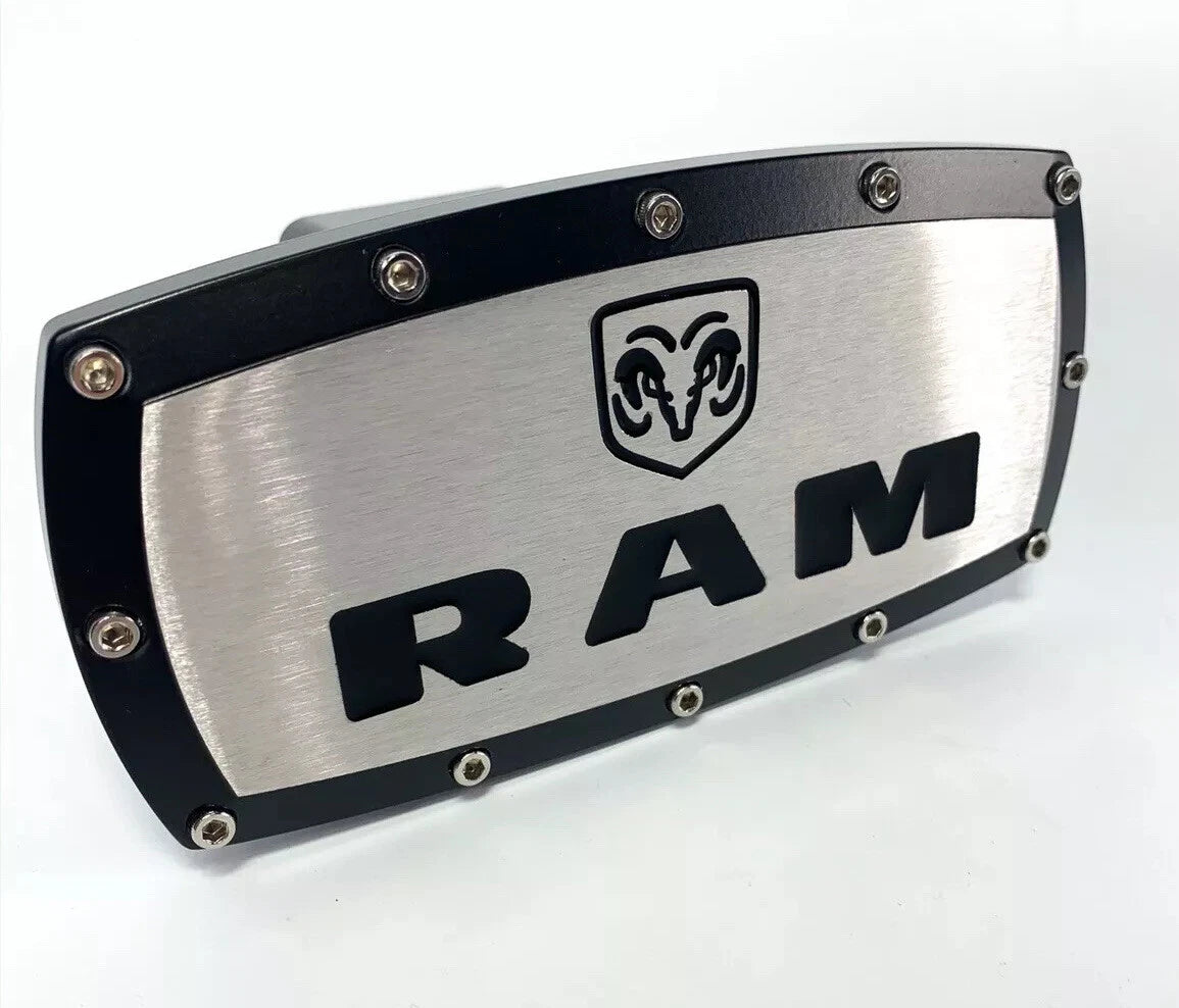 2 Inch Hitch Cover Plug Replacement for Dodge Ram Tow Receiver (2009–2024)
