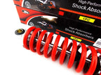 400mm Red/Chrome Rear Shock Absorbers for Honda XR200