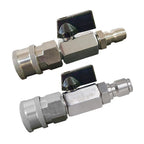 Set of 2 Stainless Steel Pressure Washer Ball Valves
