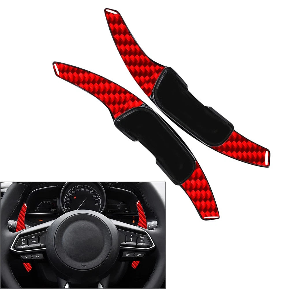 Steering Wheel Shift Paddle Red for Mazda 3 6 Atenza Axela CX-3 CX-4 CX-5 MX-5 (2014–2023)
