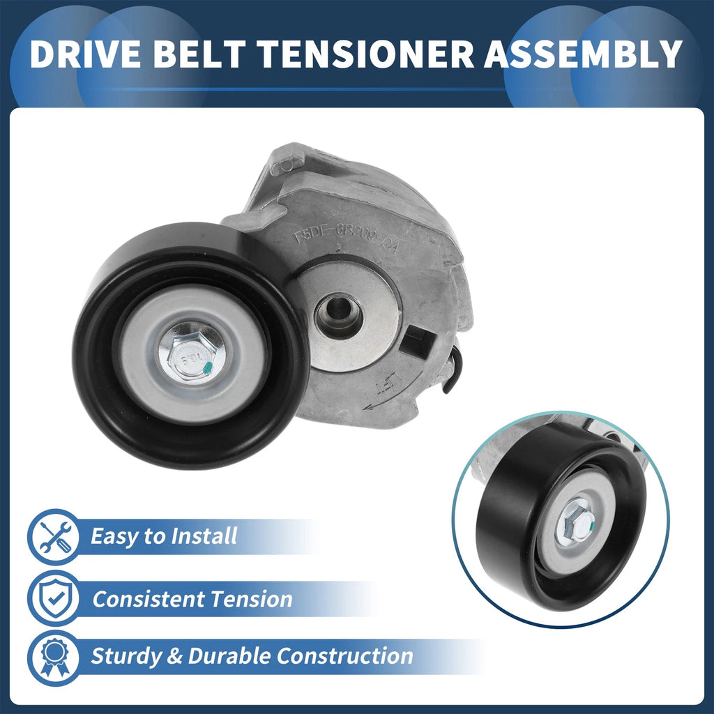 Belt Tensioner for Ford Taurus (1996–2000) No.F6DZ6B209DA/F5DE6B209DA Metal
