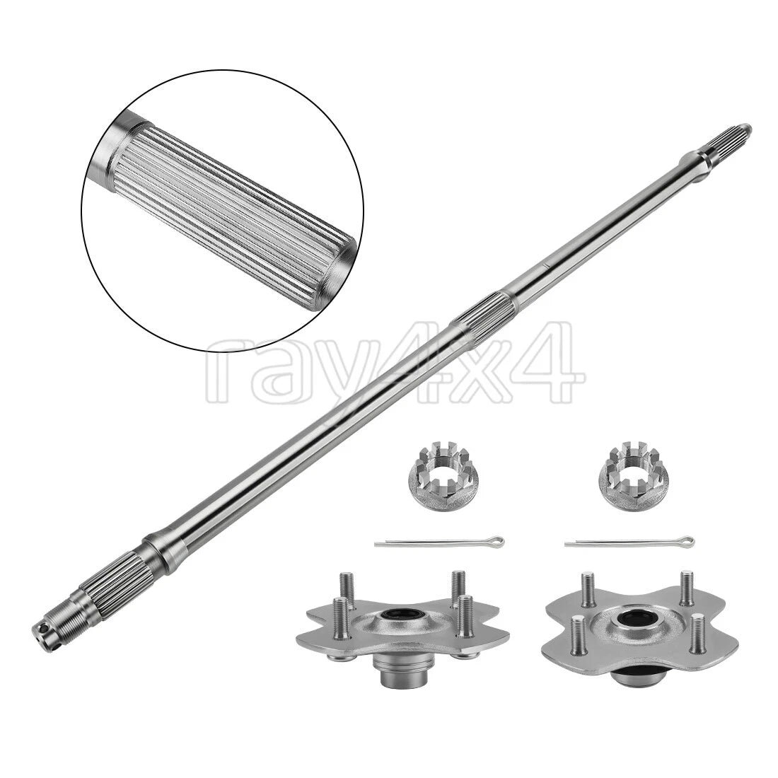 Rear Axle Shaft Wheel Hub for Honda Rubicon 500 TRX500FA FGA FPA (2001–2011)