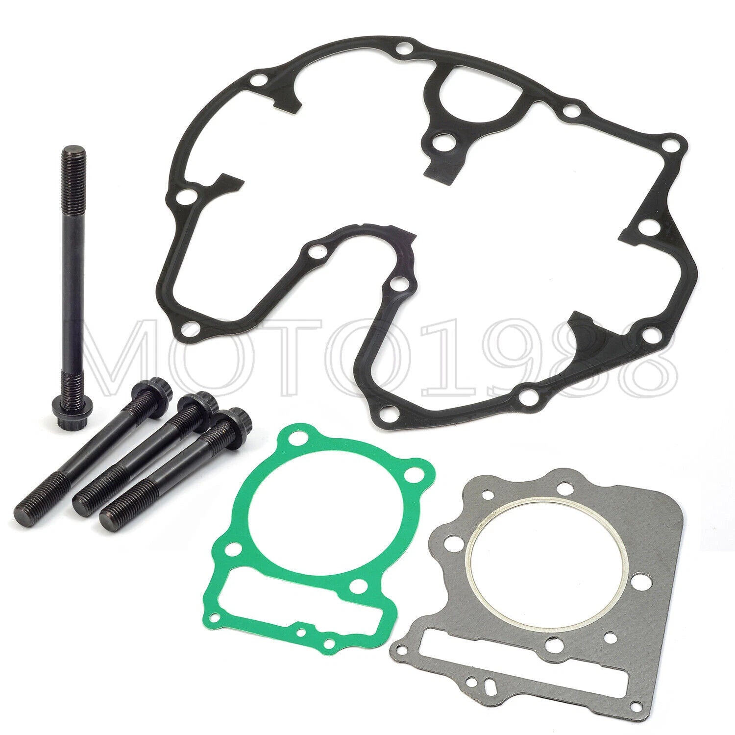 Cylinder Head Studs Nut Kit & Gasket Set for Honda TRX400X TRX400EX (2004–2009)