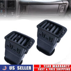 2pc Dash AC Heater Air Vent Deflector for Silverado Sierra (1999–2006)