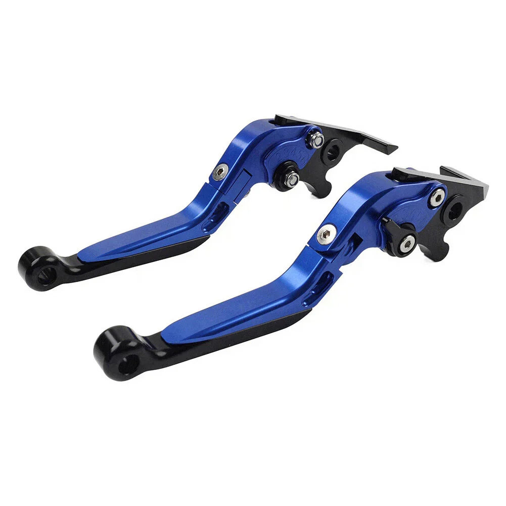 CNC Blue Extendable Brake Clutch Levers for Yamaha XMAX 125 250 300 400 (15-22)