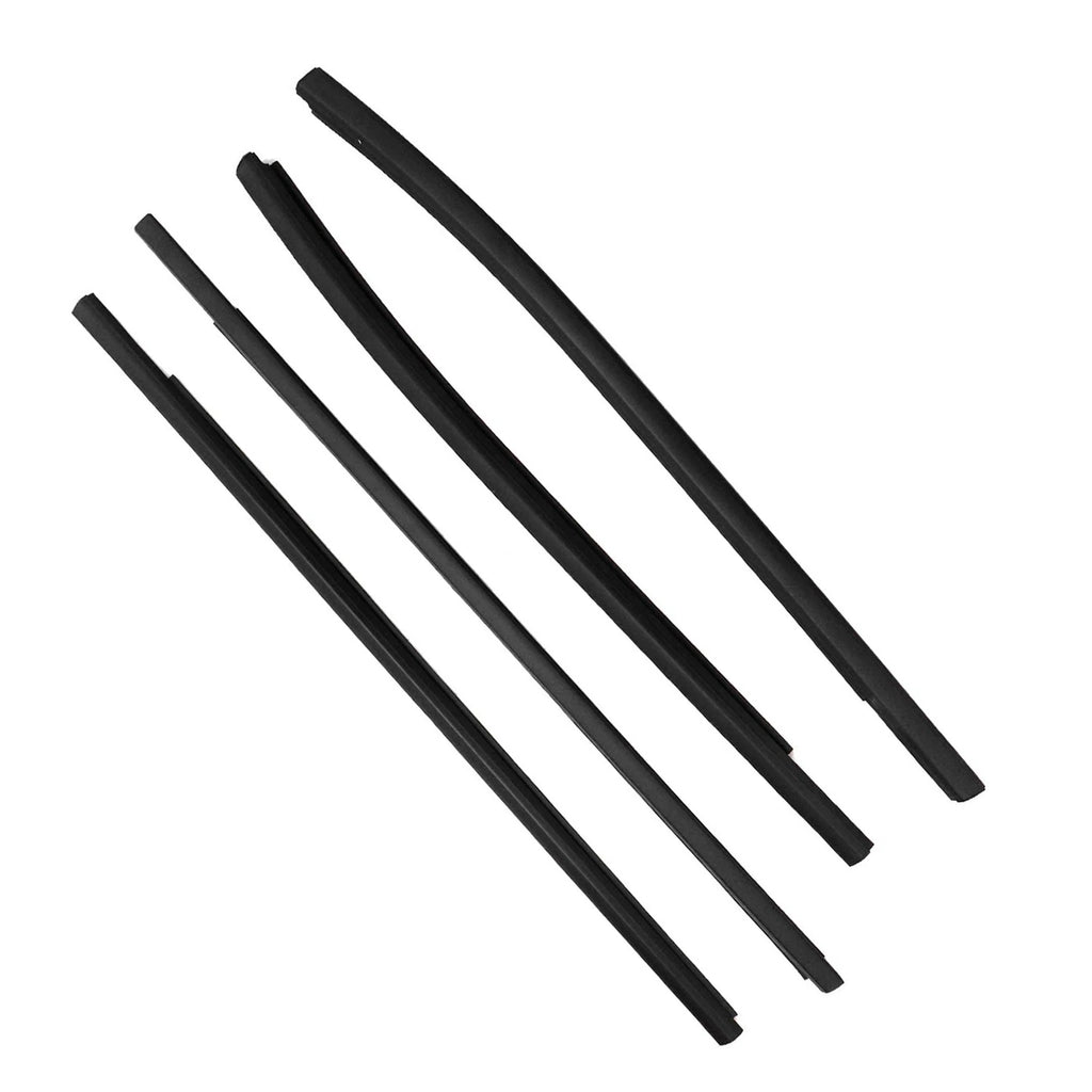 Set of 4 Door Belt Line Weatherstrip Rubber Seals for Ford Ranger (2011–2021)