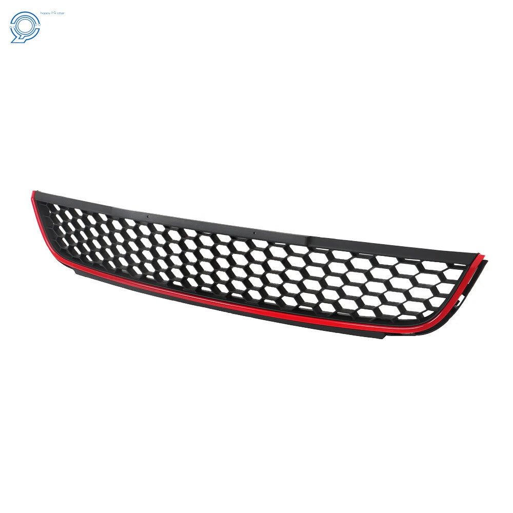 Front Grille for VW Jetta MK6 GLI (2011-2014) Black Plastic Red Trim