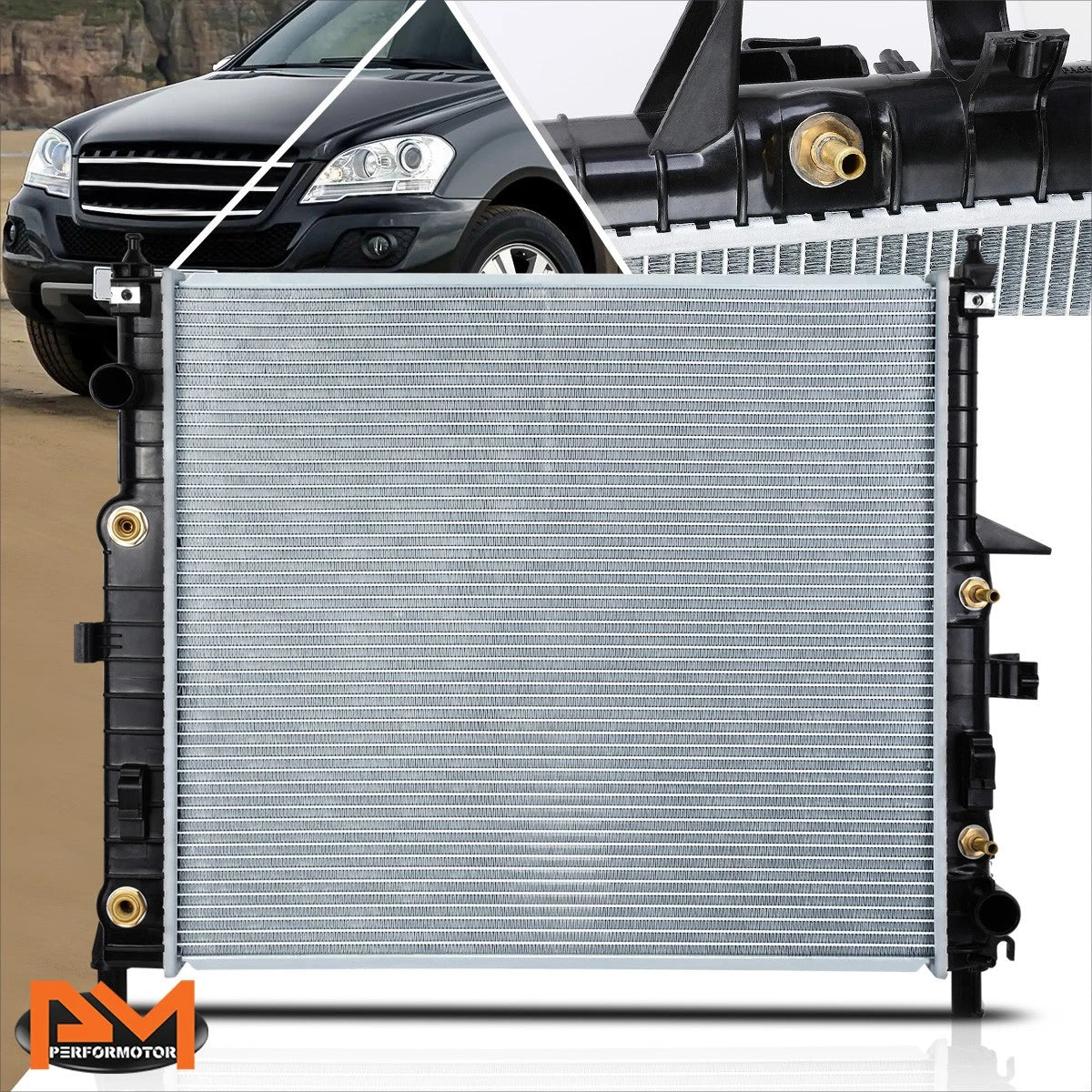 OE Aluminum Core Radiator for Mercedes ML320/ML430/ML500 (1998–2005) DPI-2190