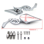 Chrome Billet Skull Blade Mirror for Honda CBR600 (1997–2006)
