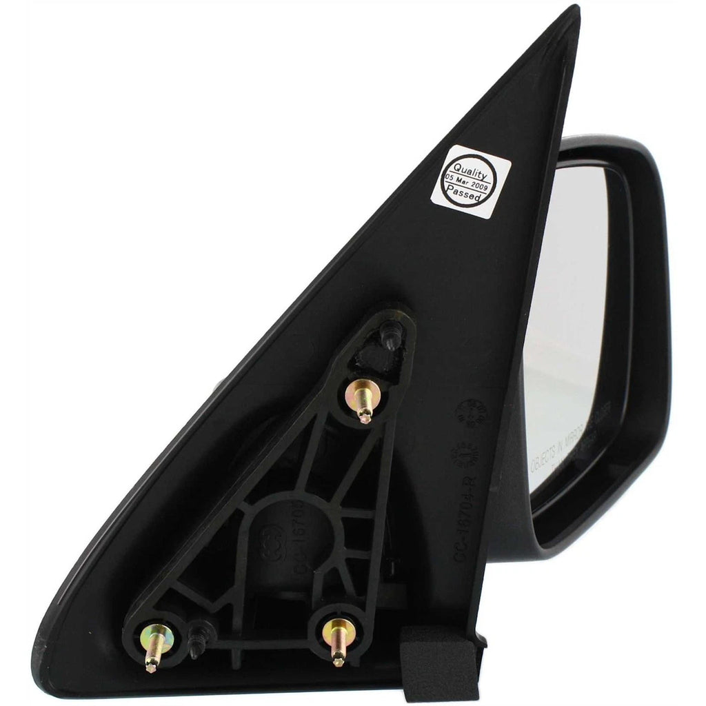 Manual Mirror Set for Jeep Liberty (2002–2007) Textured Black Folding