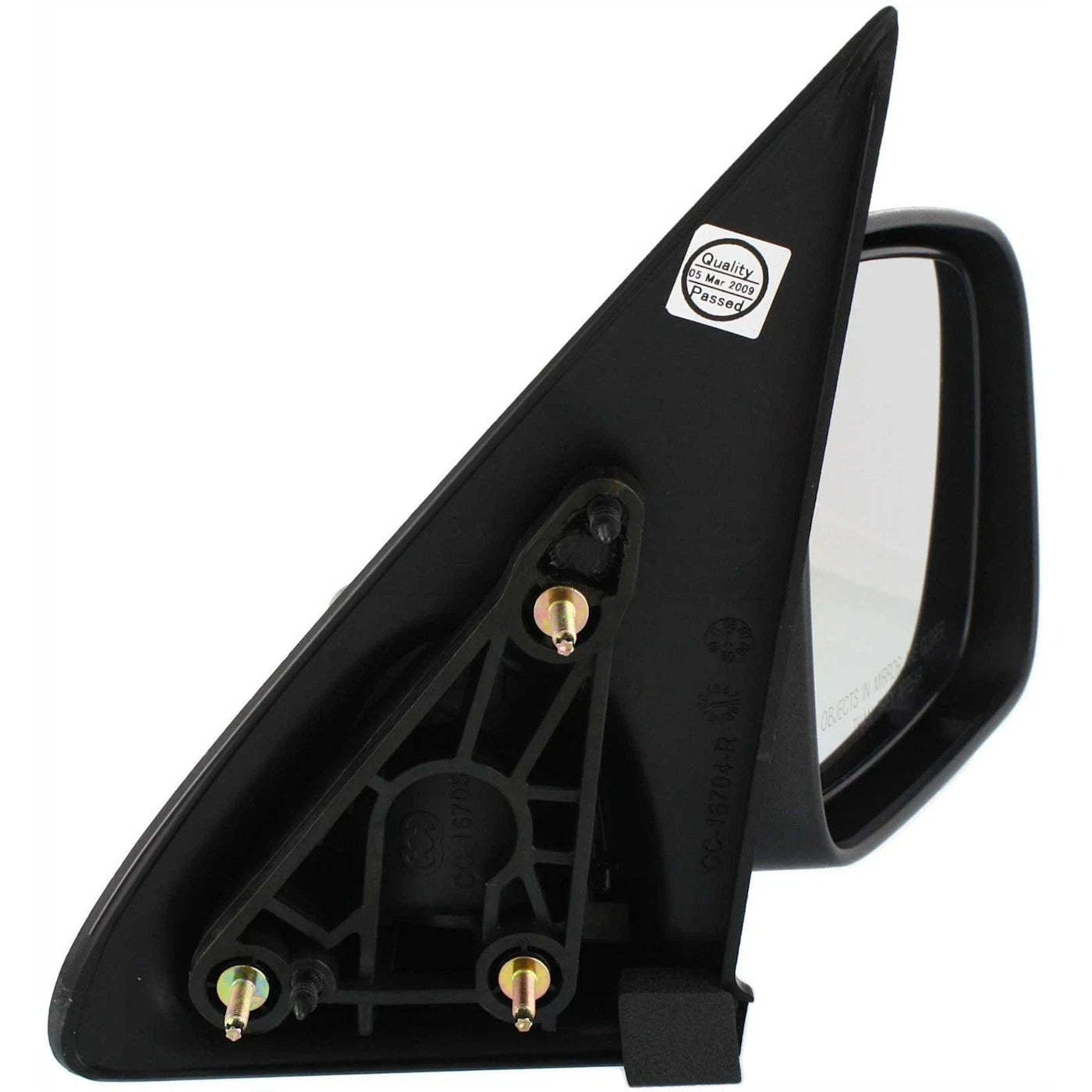 Manual Mirror Set for Jeep Liberty (2002–2007) Textured Black Folding