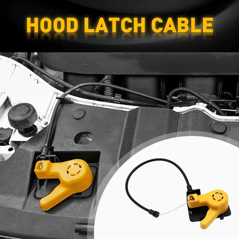 Hood Latch Release Cable Handle for Ford Focus (2012â2018)