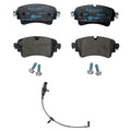 Hella Rear Low-Met Disc Brake Pad w/Sensor for Audi A4 Allroad A5 RS5 (2013–2020)