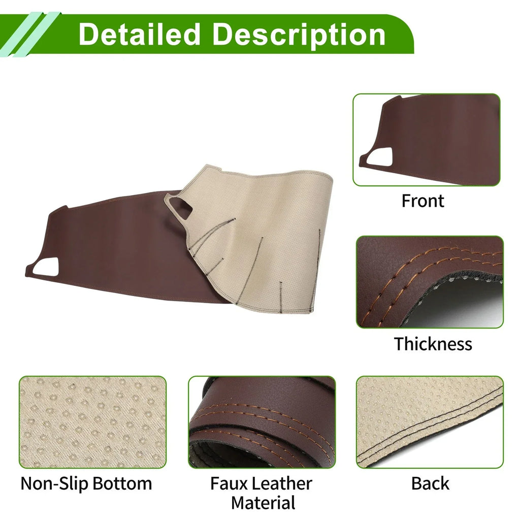 Dashboard Cover for BMW E70 (2008-2013) Dash Mat Carpet Brown