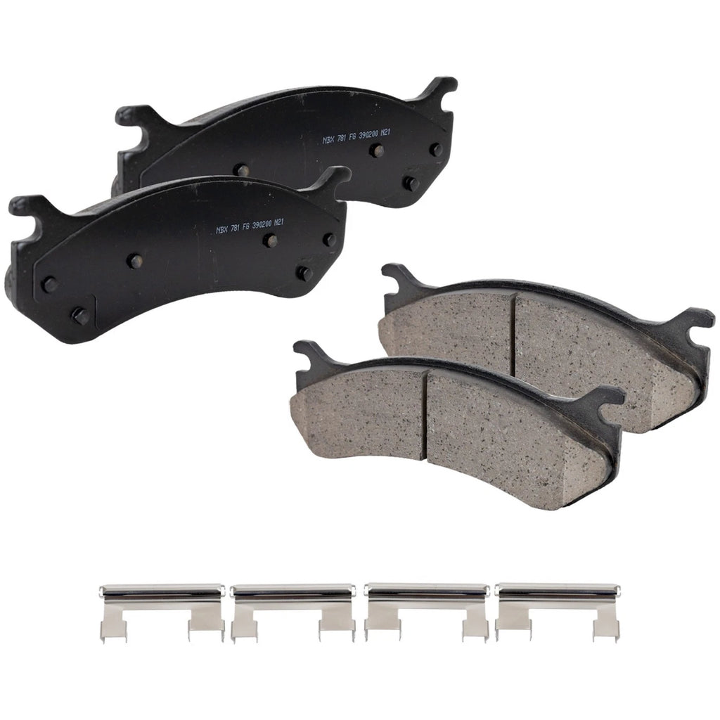 Rear Disc Brake Rotor and Pad Kit for Chevrolet Silverado 2500 HD (2001–2010)