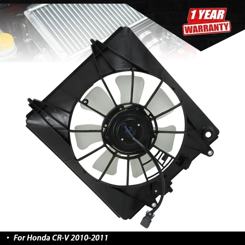 Single A/C Condenser Cooling Fan for Honda CR-V (2010–2011)