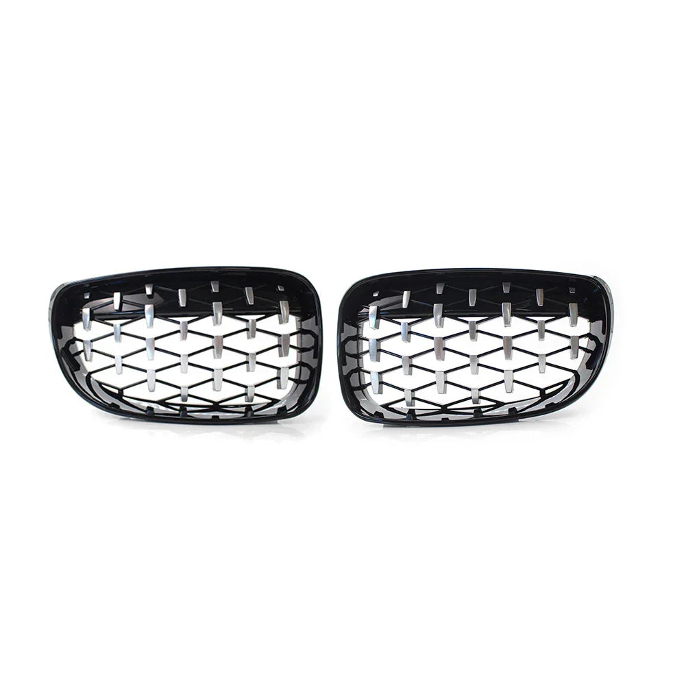 Diamond Front Kidney Grill for BMW 1 Series E81 E82 E87 E88 (2004-2013)