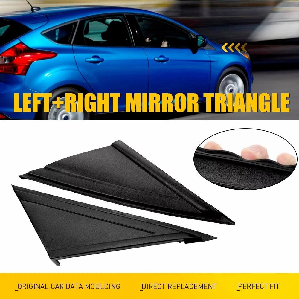 Set of 2 Mirror Corner Triangle Cover Trim for Ford Focus (2012–2018)