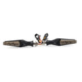 1 Pair LED Flowing Turn Signal Amber Light for Motorcycle