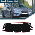 Dashboard Cover Mat for Subaru Levorg (2014–2020) Black Red Sun Protector