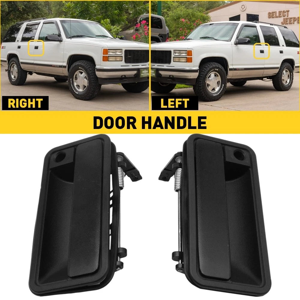 Pair Front Exterior Door Handle for Chevy GMC C1500 (1988–1994)