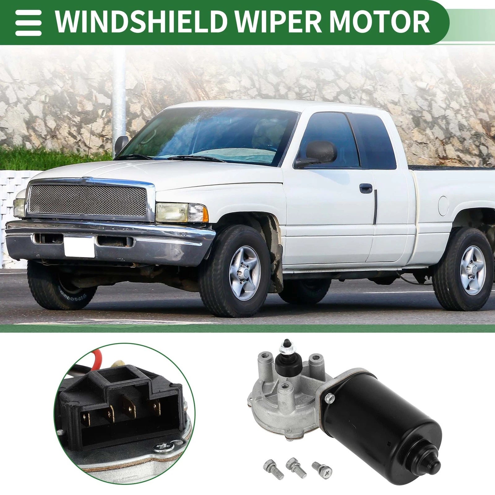 Front Windshield Wiper Motor for Dodge Dakota (1989–1996) No.4389131/4584260/55155043