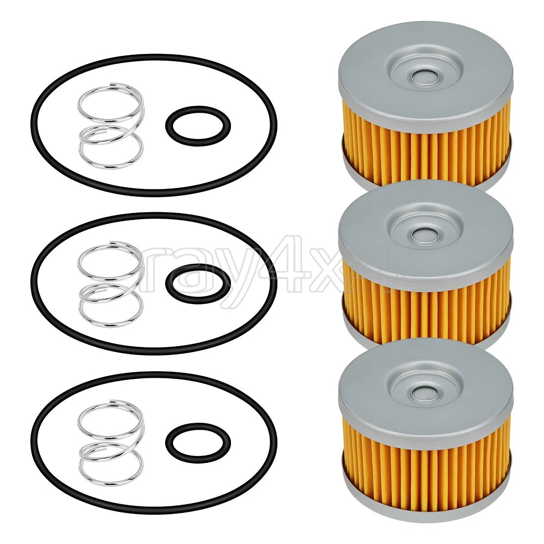 Set of 3 Oil Filters for Suzuki DR650SE SP500 LS650 (1990–2009) 16510-37450