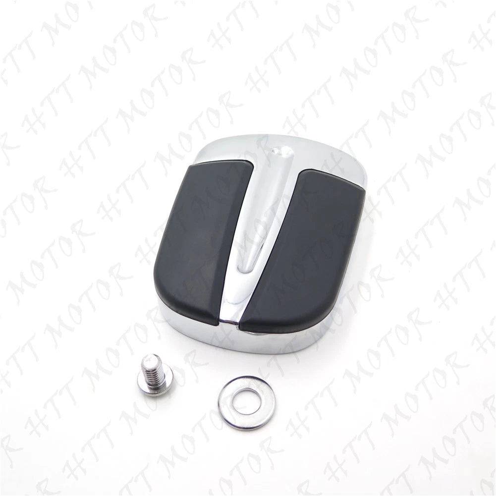 Chrome Large Pedal Pad for Harley Softail Slim FLS/Road Glide FLTRX (2014–2023)