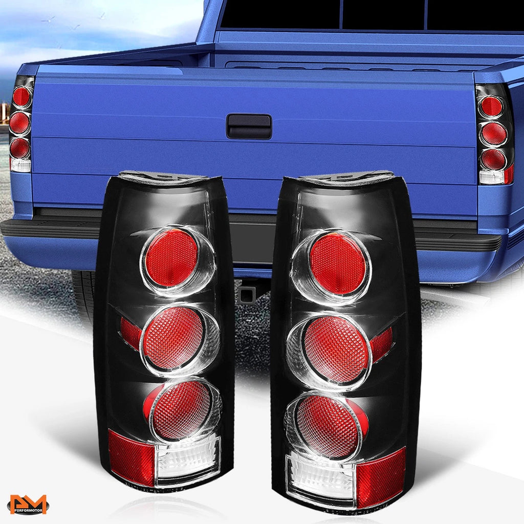 Altezza Euro Tail Light for Chevy C/K Pickup (1988–2000) Black