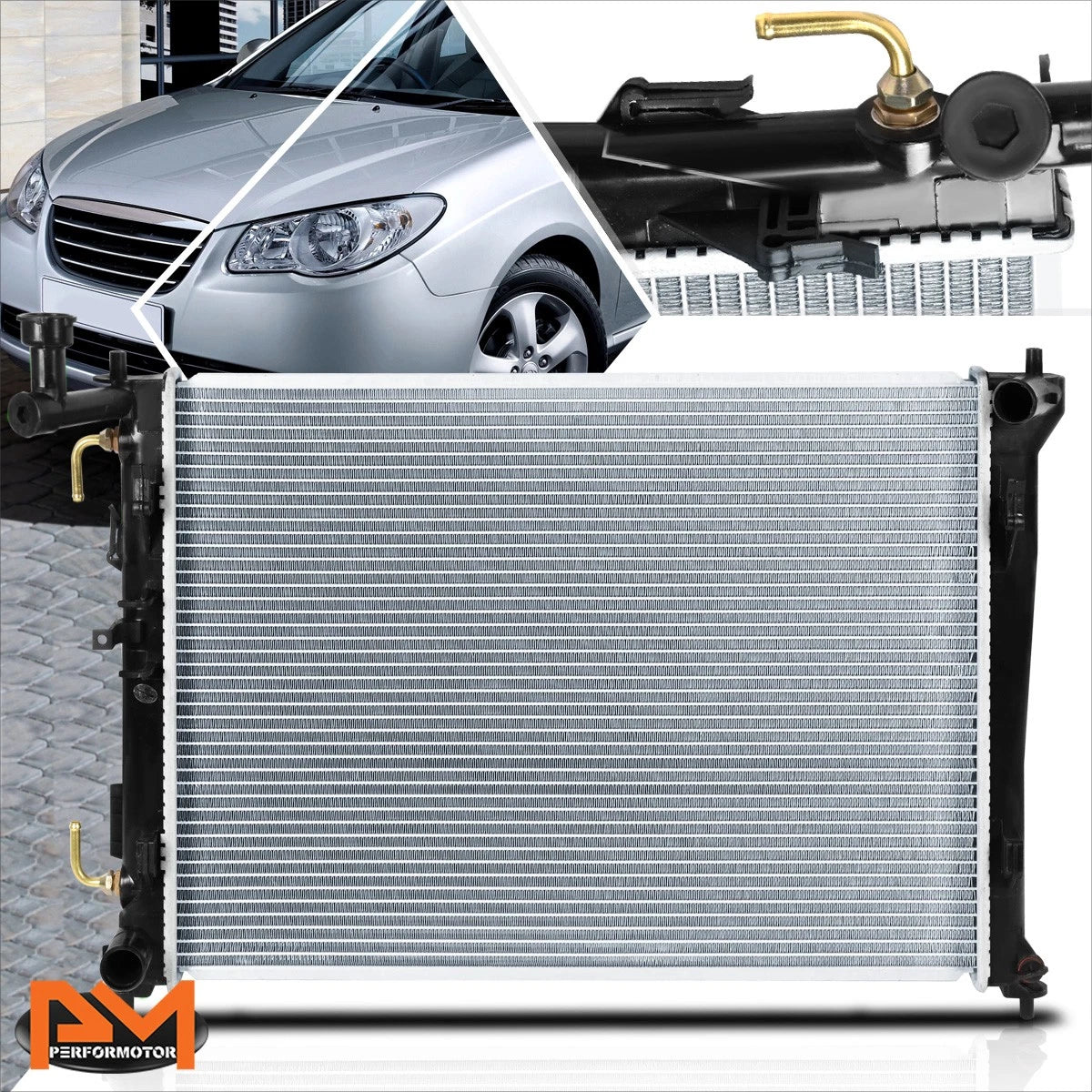 Aluminum Core Cooling Radiator for Hyundai Elantra (2007–2012) DPI-2928
