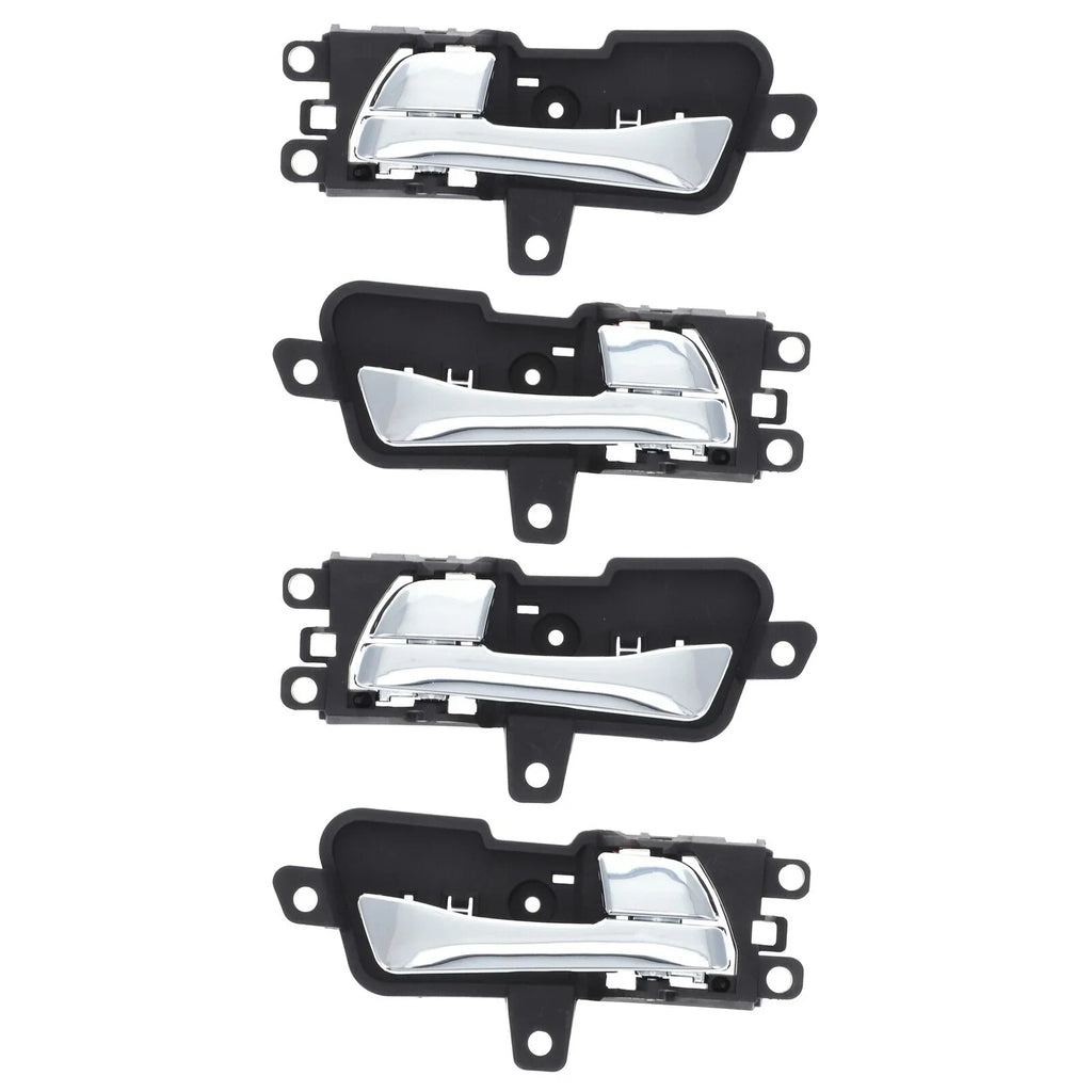 4x Front Rear Inner Door Handle Chrome for Hyundai Sonata i45 (2010–2014)