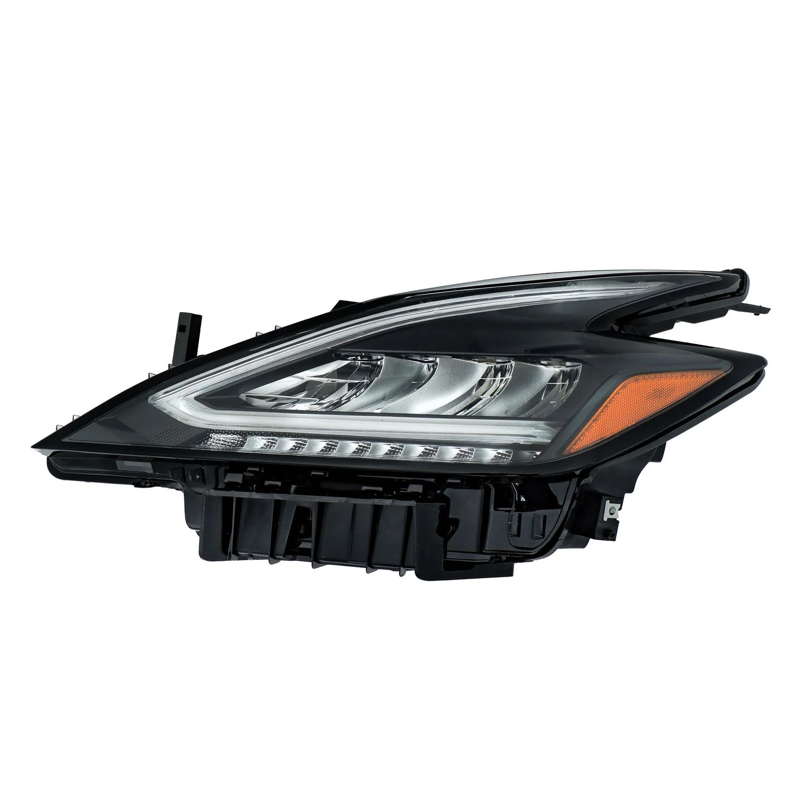 LED Headlight Housing for Nissan Murano (2022–2023) Black Driver LH Side