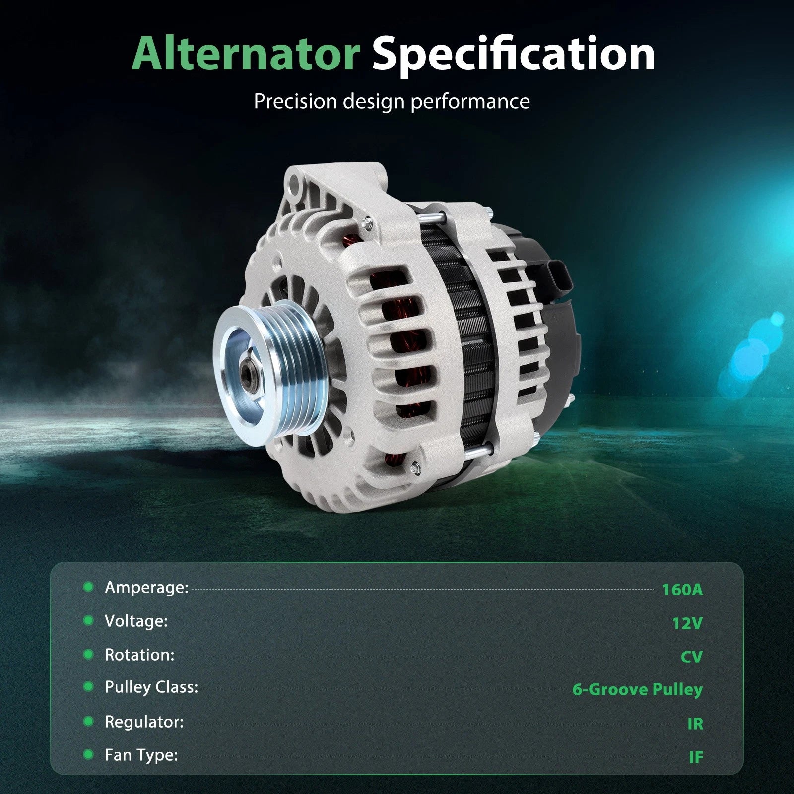 160A Alternator for Chevrolet Silverado 1500 (2007–2013)