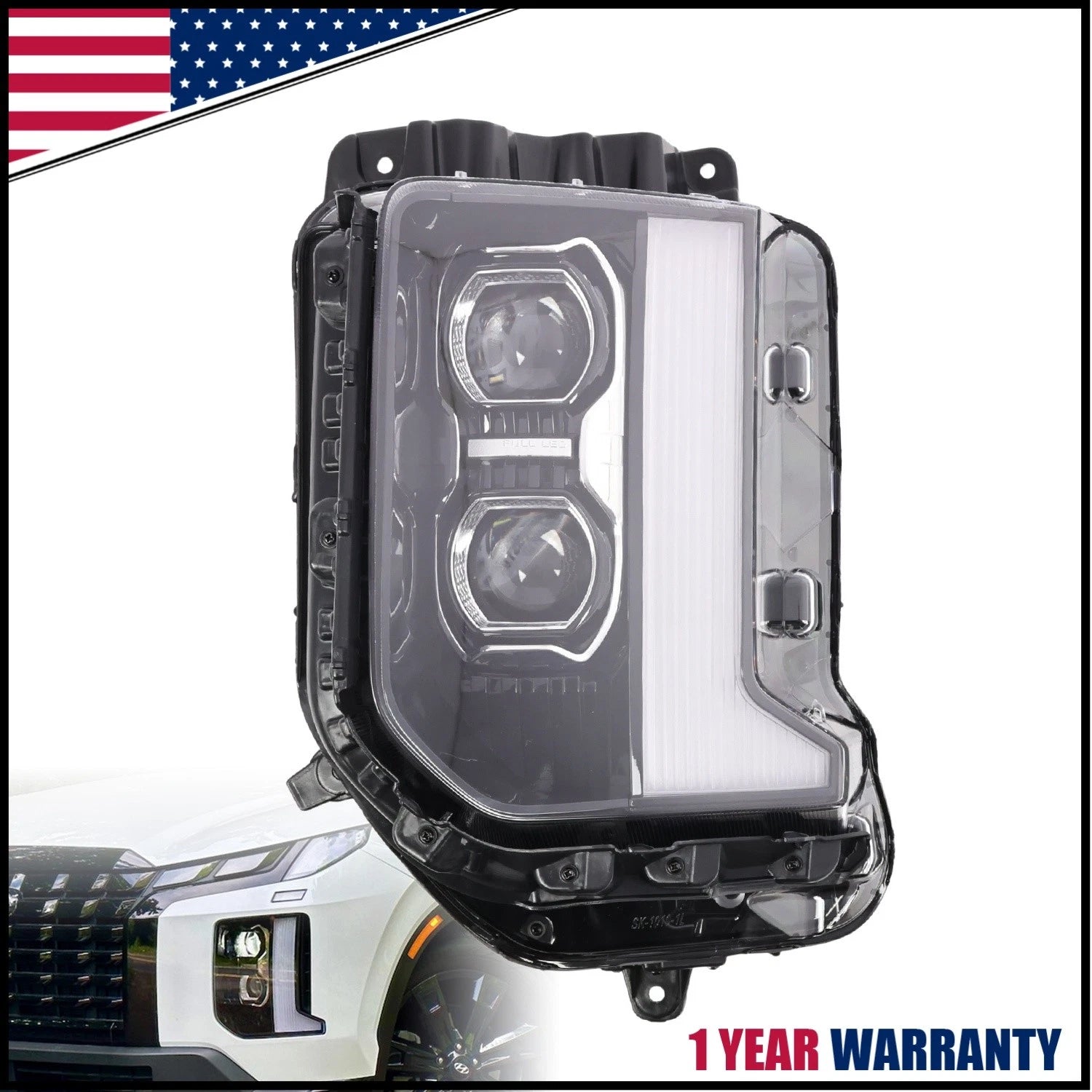 LED Headlight Assembly for Hyundai Palisade (2023–2025) 92101-S8610