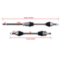 Set of 2 CV Axle Assemblies for Nissan Altima 2.5L L4 (2002–2006)