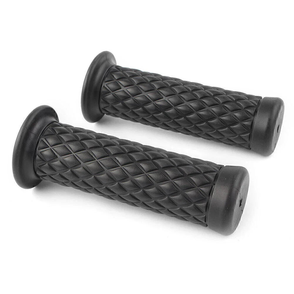 7/8" Rubber Handlebar Grips for Motorcycle Universal