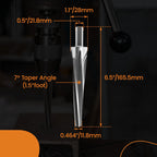 Tapered Ball Joint Tie Rod Reamer for 7 Degree 1-1/2 (Warranty)