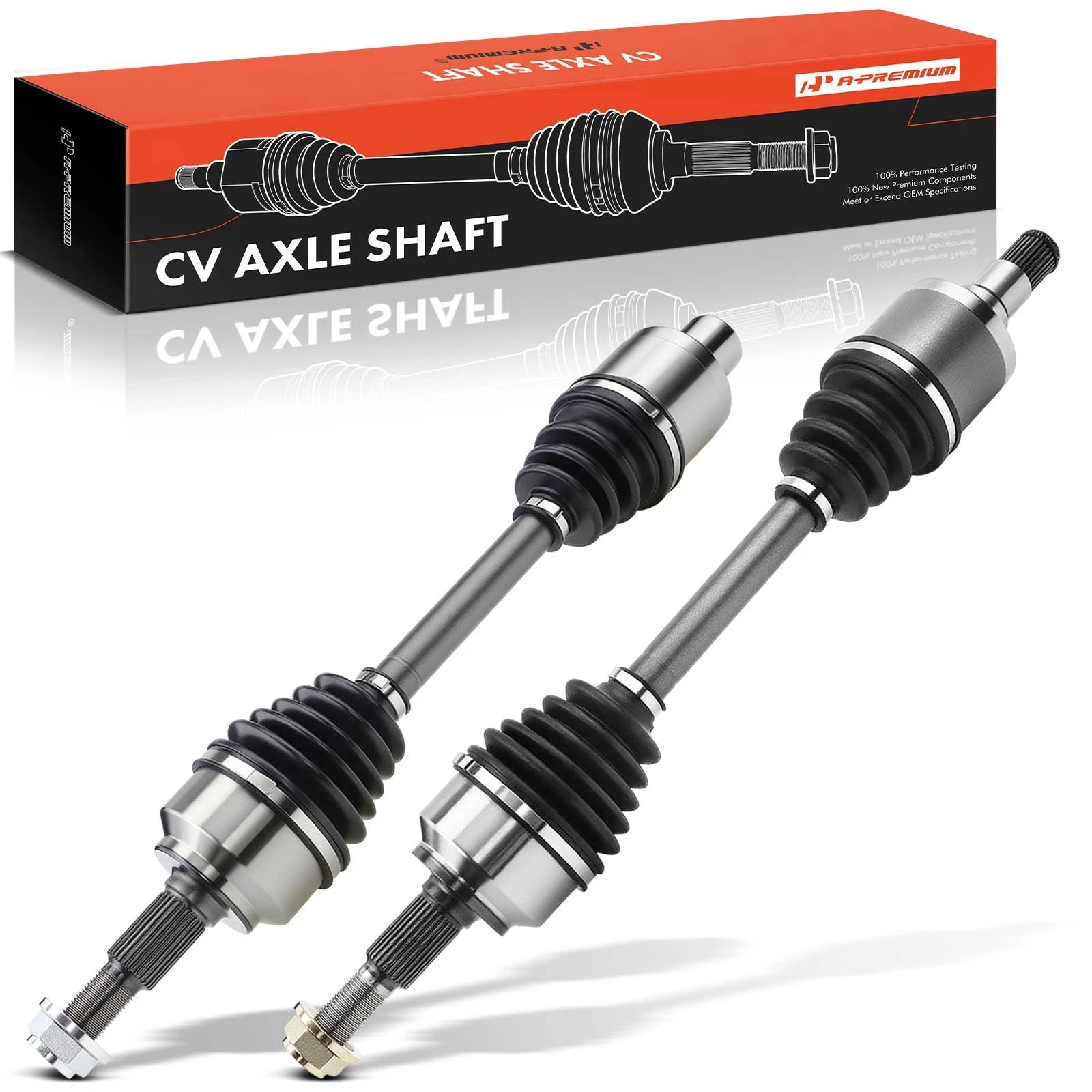 2X Front Side CV Axle Assembly for Jeep Grand Cherokee (2005–2010)