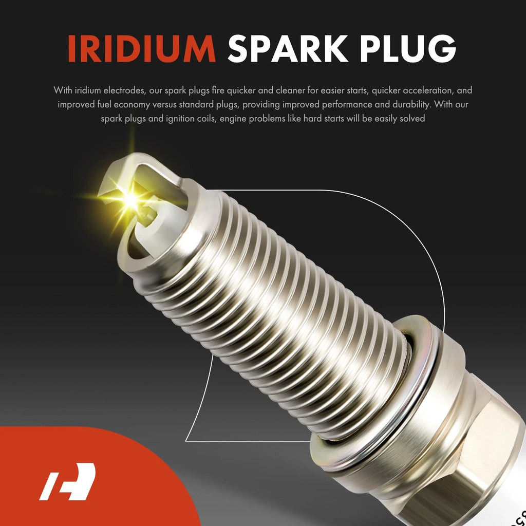 Ignition Coil and Iridium Platinum Spark Plug for Toyota Tacoma (2005–2015)